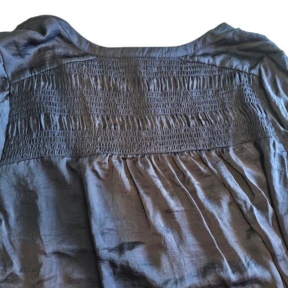 🆕 Rose & Olive Tunic Top Womens 3X Solid Blouse flowy plus size purple mauve - Picture 3 of 16